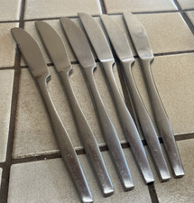 DANSK INT'L DESIGNS IHQ VARIATION V SET OF 6 DINNER KNIVES 8-1/2