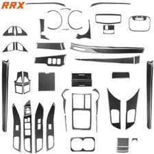60Pcs Real Carbon Fiber Set Full Interior Trim For Mitsubishi Lancer EVO 2008-16 picture