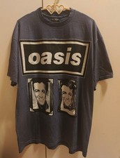 Vintage Style Oasis Supersonic T Shirt 1994 Tour Britpop Reprint Giant Tag XL picture