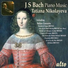 Tatiana Nikolayeva J.S. Bach: Piano Music (CD) Album picture