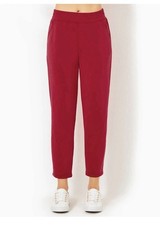 NWT Lilly Pulitzer Riley Pull-On Pant Malbec Red Size XL picture