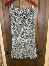 Perception Concept Cheetah Print Midi Length Fairy Skirt Vintage Y2K picture