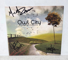 SIGNED Owl City All Things Bright And Beautiful CD 2007 Universal Electronic picture