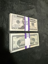 50 to 100pcs 20 bill Replica Money Prop for Pranks & Movie Production picture