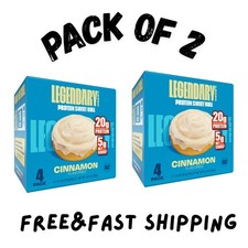 (2 PACK) Legendary Foods Protein Sweet Roll - Cinnamon 4 Pk picture