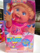 Galoob Baby Face So Playful Penny Doll 13in Poseable Blonde Straight Blue Eyes picture