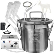 Stainless Steel 6L Goat Milking Machine, Speed Adjustable picture