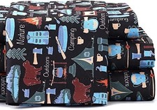 Retro Happy Glamping Lifestyle Bedding Sheet Set, Twin picture