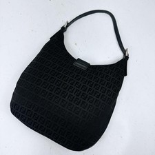 FENDI Mamma Baguette Black Canvas Shoulder Bag Vintage Japan picture