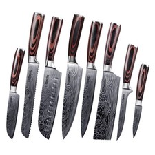 Seido Knives Japanese Master Chef Knife Set, 8-Piece Professional Kitchen Knives picture