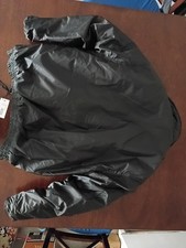 NEW National Patrol XL Black Bomber Jacket Elastic Waist No Shoulder Patches picture