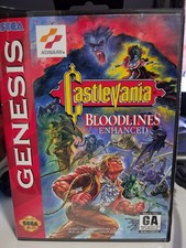 Castlevania:Bloodlines*Enhanced *Working Save* Sega Genesis  picture
