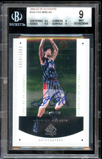 2002-03 SP AUTHENTIC AUTO #143 YAO MING ROOKIE RC BGS 9 Houston Rockets picture