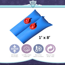 Buffalo Blizzard 18 Gauge 1' x 8' Water Tubes For Swimming Pool Covers - 12 Pack picture
