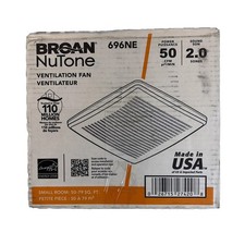 Broan NuTone 696NE 50 CFM Ceiling Bathroom Exhaust Fan Quiet No-Cut picture