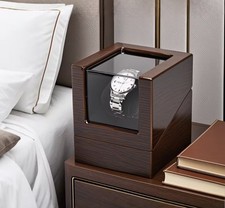 Watch Winder Embers Luxury Single – Wooden Automatic Box with Silent Motor picture