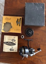 Vintage Garcia Mitchell 314 Spinning Fishing Reel Made in France in Box + Spool picture