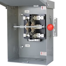 100A Manual Generator Transfer Switch 120/240V 24000W NEMA 3R Double Throw picture