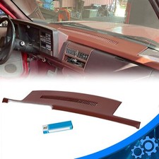 FOR 88-94 1988-1994 CHEVY GMC C1500 K2500 YUKON MOLDED DASH PAD COVER CAP Garnet picture