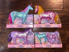 Breyer Paddock Pals Unicorn Set of 5 Saturn Lunaria Audra Whimsy Sprite New picture
