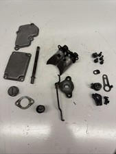 1999 96-00 RM125 RM 125 OEM Cylinder Exhaust Power Valve Set Rod Holder Covers picture