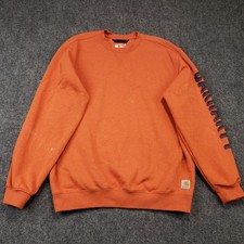 Carhartt Loose Fit Midweight Crewneck Graphic Sleeve Sweatshirt Mens Size Large picture