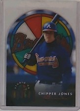 1996 Leaf Studio - Stained-Glass Stars Chipper Jones #5 picture