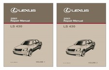 2001 Lexus LS 430 Factory Shop Service Manual picture