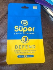 DEFEND SUPERPATCH Health (4) Day Trial Sealed 4 Defend super patches picture