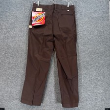 Dickies 874 Work Pants Mens 36x30 Brown Straight Leg Vintage Workwear NEW picture