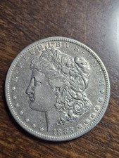 1885-S $1 Morgan Silver Dollar - Better Date XF-AU picture