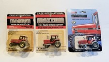 Vintage 1990-1992 ERTL Case IH 1:64 Farm Toy Lot Of 3 Farm Show Editions 1990-92 picture