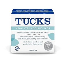 3 Pack TUCKS Medicated Cooling Pads with Witch Hazel 100 Each 300 Total picture