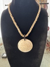 Stunning Vintage Melanesian Conus She’ll Pendant Necklace With Shell Button picture