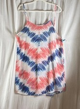 OP vintage Womens XL 15-17 Swim Coverup Spaghetti Strap tunic dress  picture