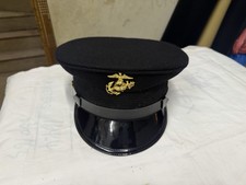 WW1 USMC Marine Corps Bell Crown Visor Hat picture
