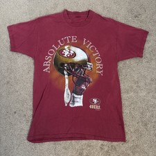 Vintage San Francisco 49ers tee shirt XL 2 sided 1996 USA picture