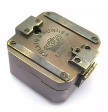 Antique Vintage Brass Solid Kelvin & Hughes 1917 Brunton Compass Handmade gift picture