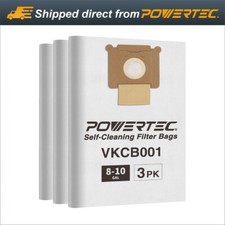 POWERTEC 75043 Self-Cleaning Fleece Bag for Vacmaster VK811PH & VK1011SIWTH 3PK picture