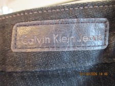 Calvin Klein NWT Ultimate Bootcut Jeans Black Slim Fit 6x32 picture