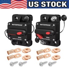 300A AMP Circuit Breaker Fuse Reset 12V-48V DC Car Boat Auto Waterproof picture