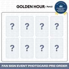 [PreSale] ATEEZ 14th Mini Album Golden Hour Pt.5 MakeStar 2nd Fan Sign Photocard picture