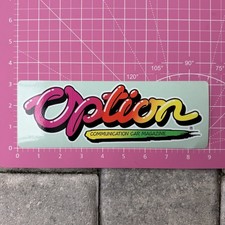 Option2 Sticker Magazine JDM Japan Drifting Vintage Original 100% Authentic picture