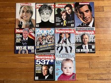 VINTAGE 1997-2000 Newsweek Magazine Lot 90s Y2K picture