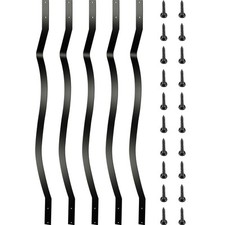 Uimoso Deck Balusters Metal Deck Spindles 26 Pack 32.25in Iron Stair Railing picture