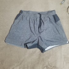 Lululemon Men's Size Medium Gray Lined Surge Shorts 4