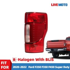 2020-2022 Ford F250 F350 F450 Super Duty Halogen Tail Light W/BLIS Right Side picture