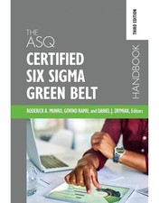 The ASQ Certified Six Sigma Green Belt Handbook ( PAPERBACK ) picture