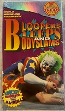 WWF Bloopers Bleeps & Bodyslams Vintage VHS Coliseum Video RARE OOP Sealed picture