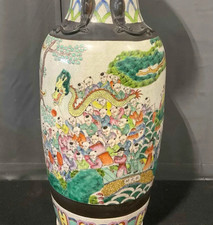 Chinese Antique Large Famille Rose Porcelain Vase picture